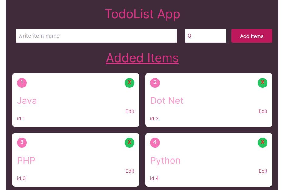 Todo List App