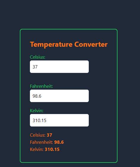 Temperature Converter